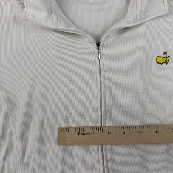 Masters Collection Jacket Women's Large Augusta National Golf Full Zip White - Picture 8 of 15